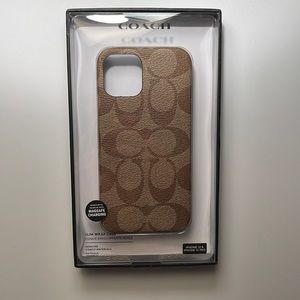 IPHONE 12/12 PRO AUTHENTIC COACH PHONE CASE